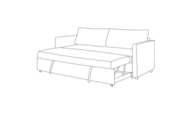 sofa bed icon image