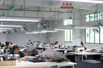 Fabric cover sewing line