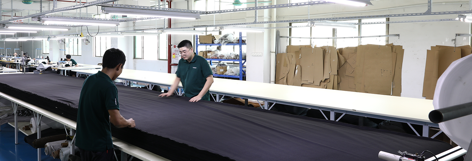 Fabric cutting line